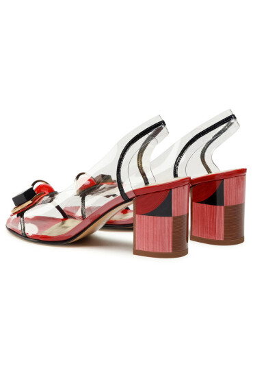Azurée Сандали Madere 9Cr Vernis Noir/Vernis Rouge/Motif Rouge 01 - Mera.bg