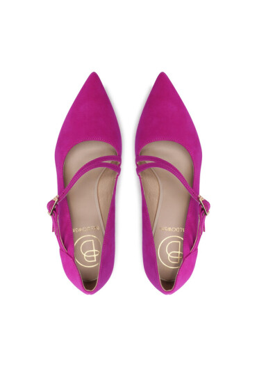 Baldowski Обувки на ток D04108-2835-003 Zamsz Fuksja - Mera.bg