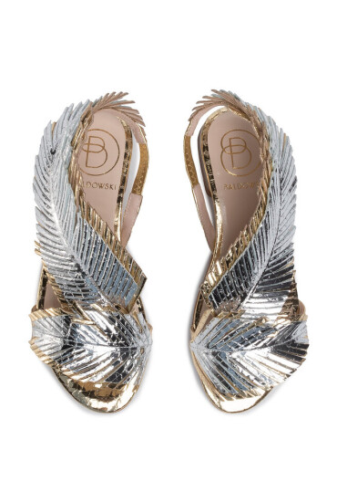Baldowski Сандали D01988-3211-015 Coco Gold/Coco Silver - Mera.bg