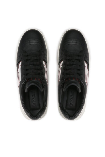 Bally Сникърси Triumph 6300203 Black/White Calf Plain - Mera.bg