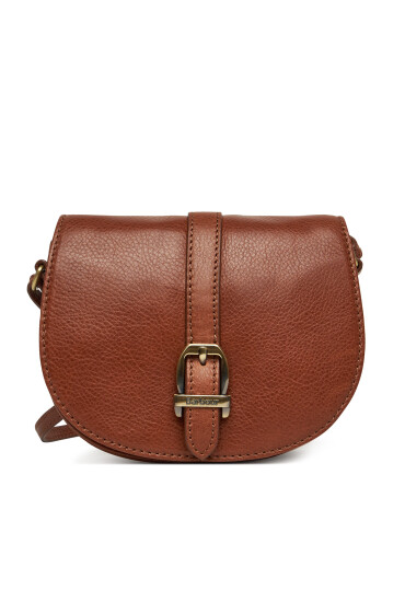 Barbour Дамска чанта Laire Leather Saddle LBA0349BR11 Кафяв - Mera.bg