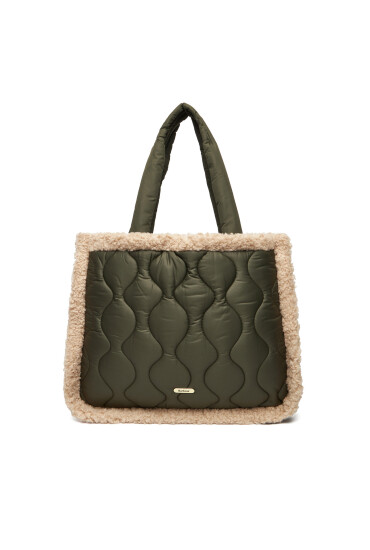 Barbour Дамска чанта Marnie Quilt Tote Bag LBA0482OL71 Каки - Mera.bg