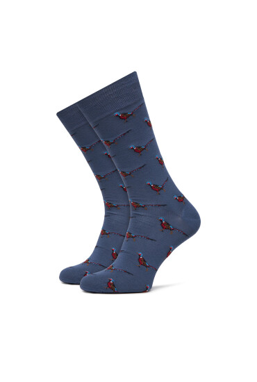 Barbour Дълги чорапи Mavin Pheasant MSO0068BU74 Син - Mera.bg