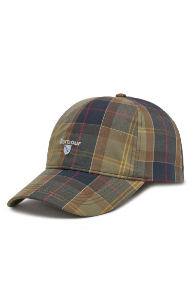 Barbour Шапка с козирка Tartan MHA0617TN11 Зелен - Mera.bg