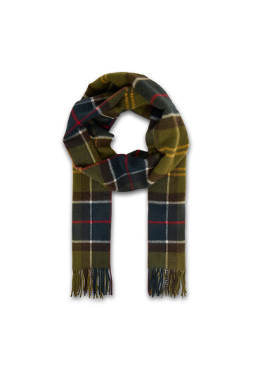Barbour Зимен шал Yaxley USC0324TN11 Зелен - Mera.bg