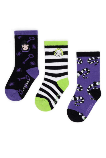 BEETLEJUICE Дълги чорапи ACCCS-AW24-324WBBJ Цветен - Mera.bg