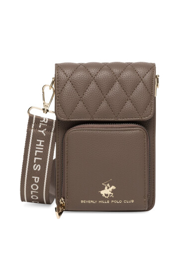 Beverly Hills Polo Club Дамска чанта BHPC-E-016-CCC-05 Кафяв - Mera.bg