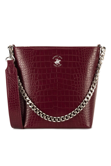 Beverly Hills Polo Club Дамска чанта BHPC-L-005-06-HP Бордо - Mera.bg