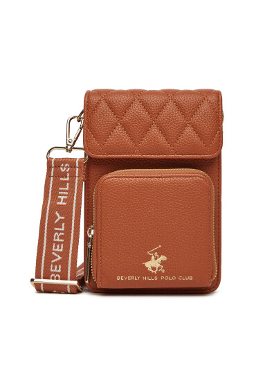 Beverly Hills Polo Club Дамска чанта BHPC-L-007-07 Кафяв - Mera.bg