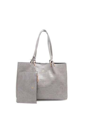 Beverly Hills Polo Club Дамска чанта BHPC-W-01-A23 Сив - Mera.bg