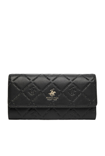 Beverly Hills Polo Club Портфейл CEO-BHPC-W1-007-AW25 Черен - Mera.bg