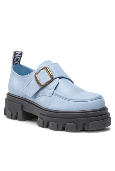 Bianco лоуфъри с дебела подметка 11250171 Light Blue - Mera.bg