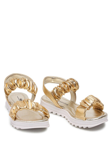 Bibi Сандали Flat Form 1059231 Gold - Mera.bg