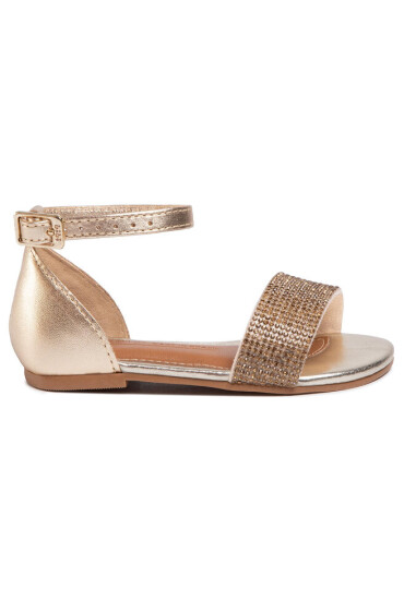 Bibi Сандали Mini Me 1102033 White Gold - Mera.bg
