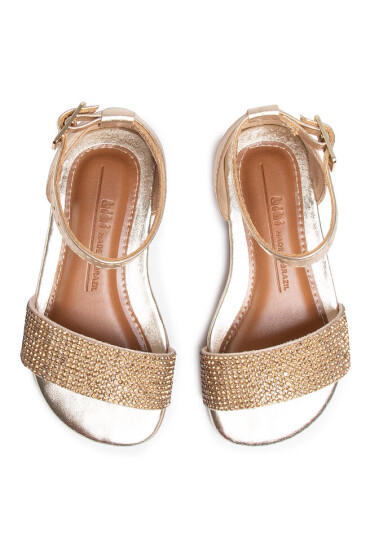 Bibi Сандали Mini Me 1102033 White Gold - Mera.bg