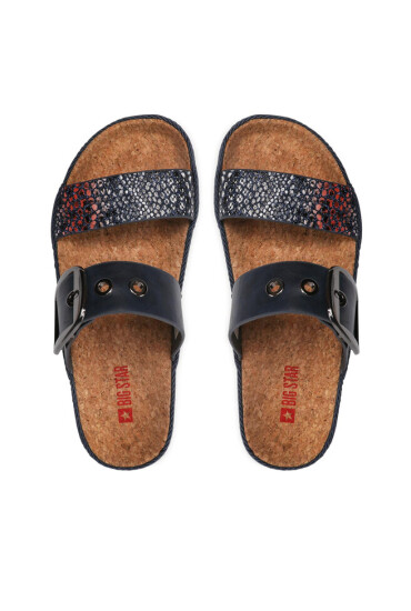 Big Star Shoes Чехли JJ274727 Navy Snake - Mera.bg