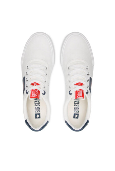 Big Star Shoes Гуменки JJ174253 White/Navy - Mera.bg