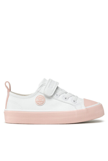 Big Star Shoes Кецове KK374066 White/Pink - Mera.bg
