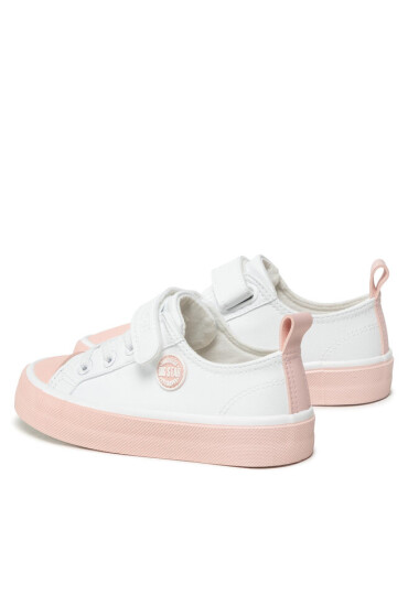 Big Star Shoes Кецове KK374066 White/Pink - Mera.bg