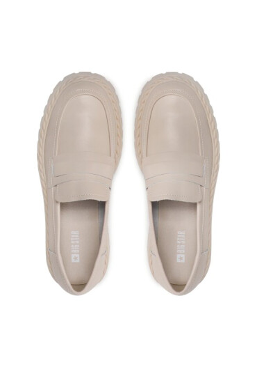 Big Star Shoes лоуфъри с дебела подметка LL274457 Бежов - Mera.bg