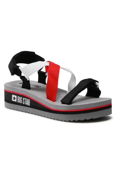 Big Star Shoes Сандали HH274A082 Red/White - Mera.bg
