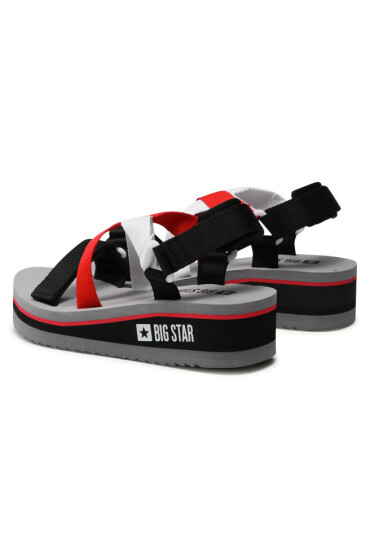 Big Star Shoes Сандали HH274A082 Red/White - Mera.bg