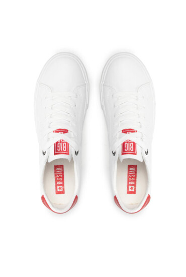 Big Star Shoes Сникърси JJ174106 White/Red - Mera.bg