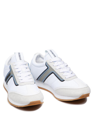 Bikkembergs Сникърси B4BKM0234 White/Elephant Skin - Mera.bg