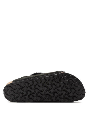Birkenstock Чехли Arizona Shearling 0752663 Черен - Mera.bg