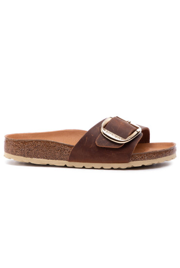 Birkenstock Чехли Madrid Big Buckle 1006525 Кафяв - Mera.bg