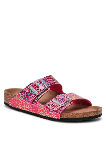 Birkenstock Чехли Arizona Kids 1022191 M Flshy Hologram Pink - Mera.bg