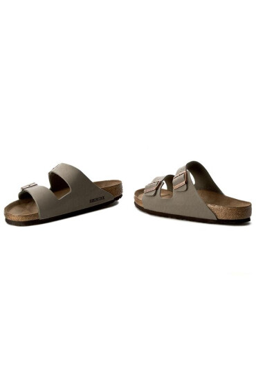 Birkenstock Чехли Arizona Birko-Flor nubuk 0151211 Сив - Mera.bg