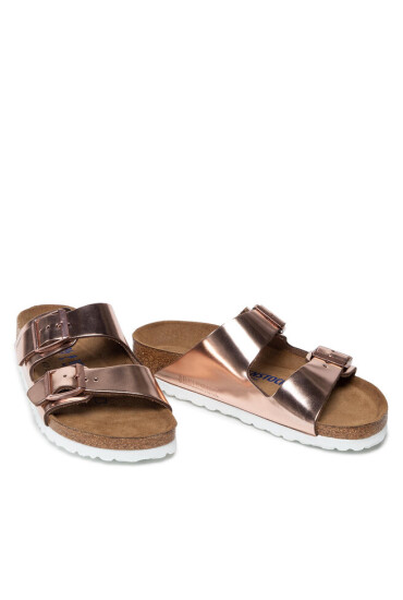 Birkenstock Чехли Arizona Metallic 0952093 Розов - Mera.bg