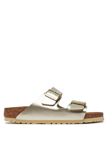 Birkenstock Чехли Arizona Birko-Flor 1014841 D Златист - Mera.bg