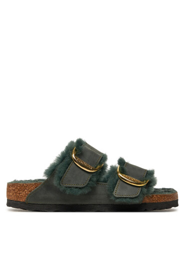 Birkenstock Чехли Arizona Bb Shearling Leoi 1028070 Зелен - Mera.bg