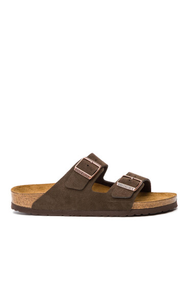 Birkenstock Чехли Arizona zamsz 0951313 Кафяв - Mera.bg