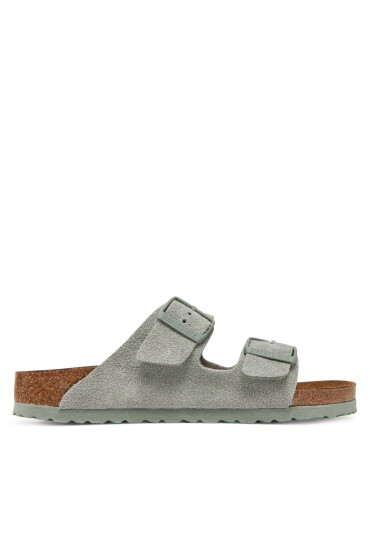 Birkenstock Чехли Arizona zamsz 1029215 Зелен - Mera.bg