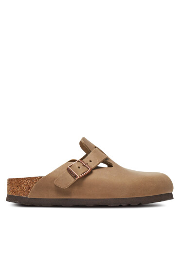 Birkenstock Чехли Boston zamsz 1019484 Кафяв - Mera.bg