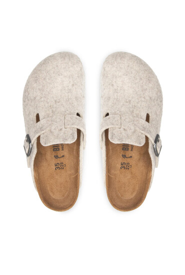 Birkenstock Чехли Boston 1023143 Eggshell - Mera.bg