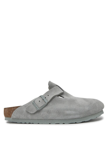 Birkenstock Чехли Boston zamsz 1029214 Сив - Mera.bg