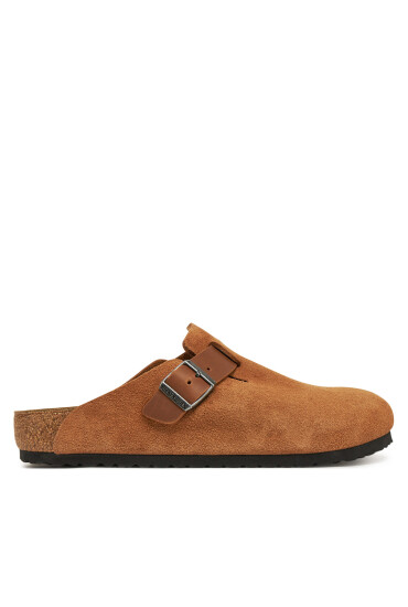 Birkenstock Чехли Boston zamsz 1029185 Кафяв - Mera.bg