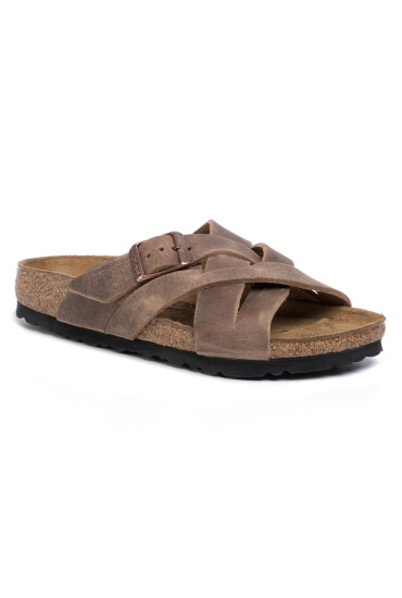 Birkenstock Чехли Lugano 1015499 Camberra Old Tabacco - Mera.bg