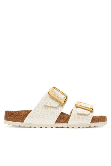 Birkenstock Чехли Sydney Cushion Buckle 1030258 Екрю - Mera.bg