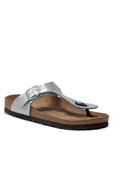 Birkenstock Джапанки Gizeh Bs 0043853 Сребрист - Mera.bg