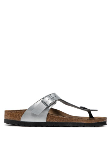 Birkenstock Джапанки Gizeh Bs 0043853 Сребрист - Mera.bg