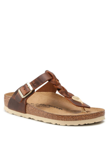 Birkenstock Джапанки Gizeh Braided 1021336 Кафяв - Mera.bg