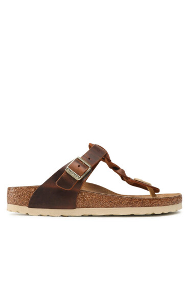 Birkenstock Джапанки Gizeh Braided 1021336 Кафяв - Mera.bg
