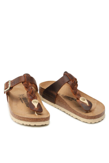 Birkenstock Джапанки Gizeh Braided 1021336 Кафяв - Mera.bg