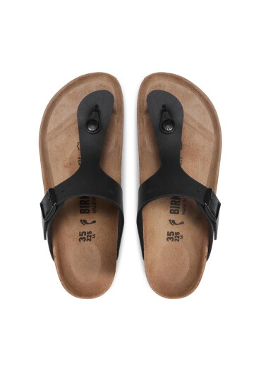 Birkenstock Джапанки Gizeh 0043693 Черен - Mera.bg
