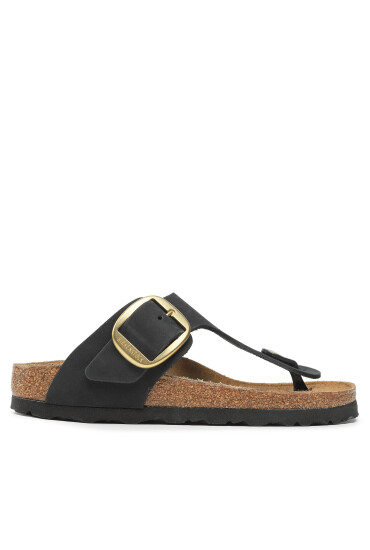 Birkenstock Джапанки Gizeh Big Buckle 1024107 Черен - Mera.bg